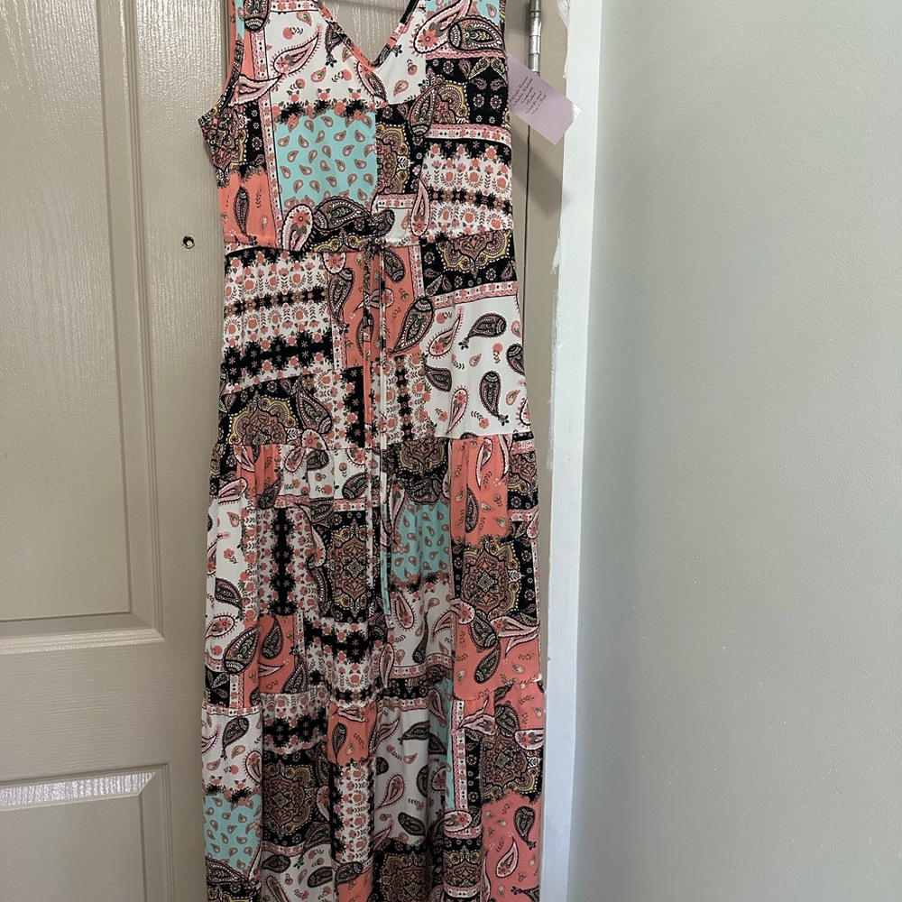 Boho peasant dress